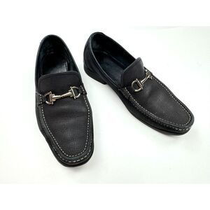 Salvatore Ferragamo Gancini Moccasin‎ Mens 8.5? Flaw* Leather Driver Loafer